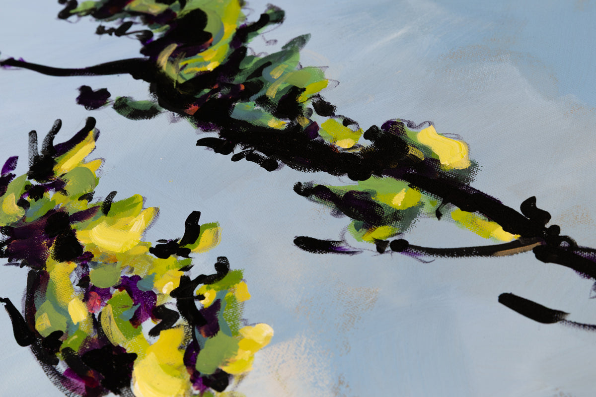 Jerzy Werbel, "Invincible," detail view, acrylic on canvas