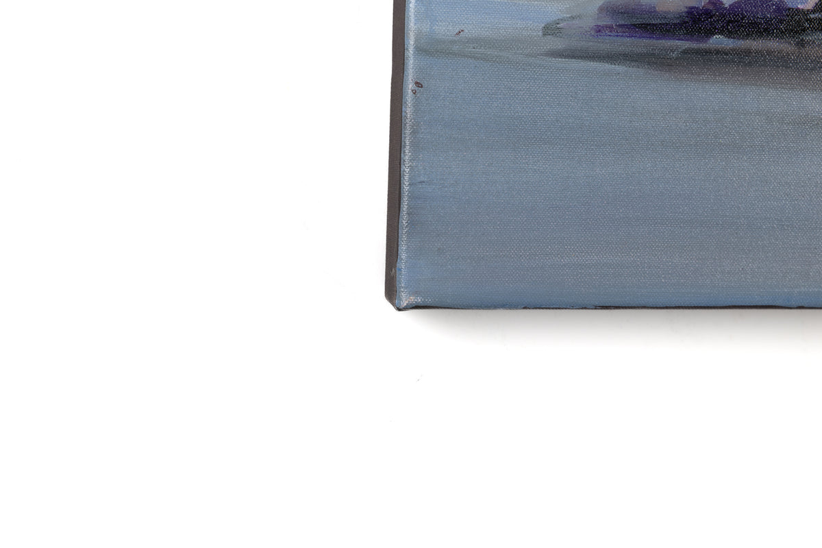 Jerzy Werbel, "The Glow Down," detail view, acrylic on canvas