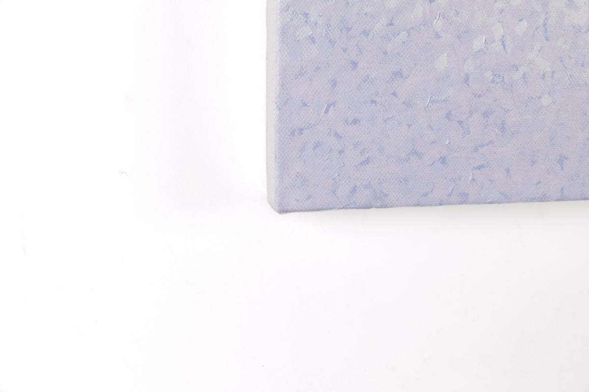 Jack Zhou, "Snowy Scenery I," detail 4, oil on canvas