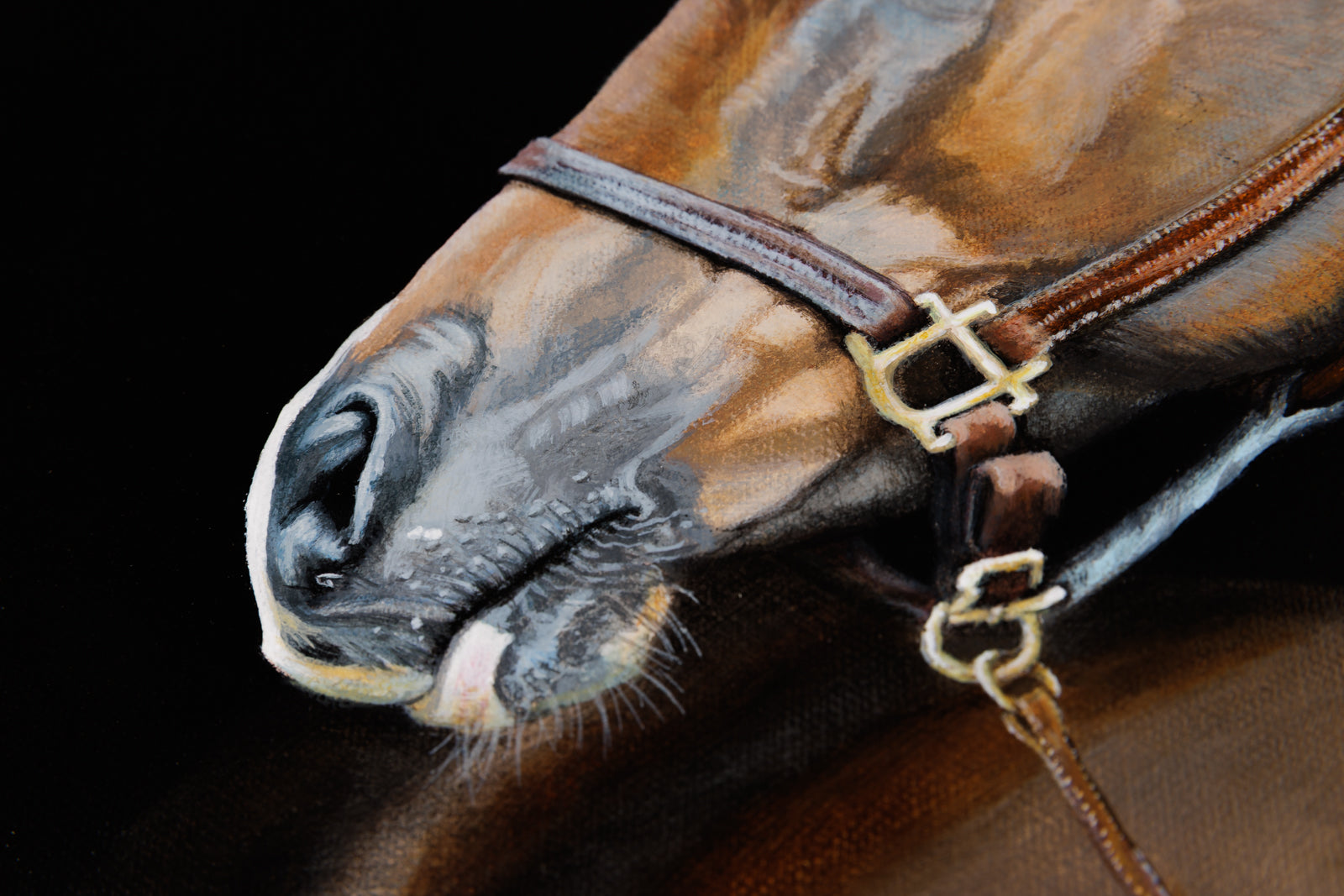 Kim Chase, "The Tethered Heart," detail view, oil on canvas