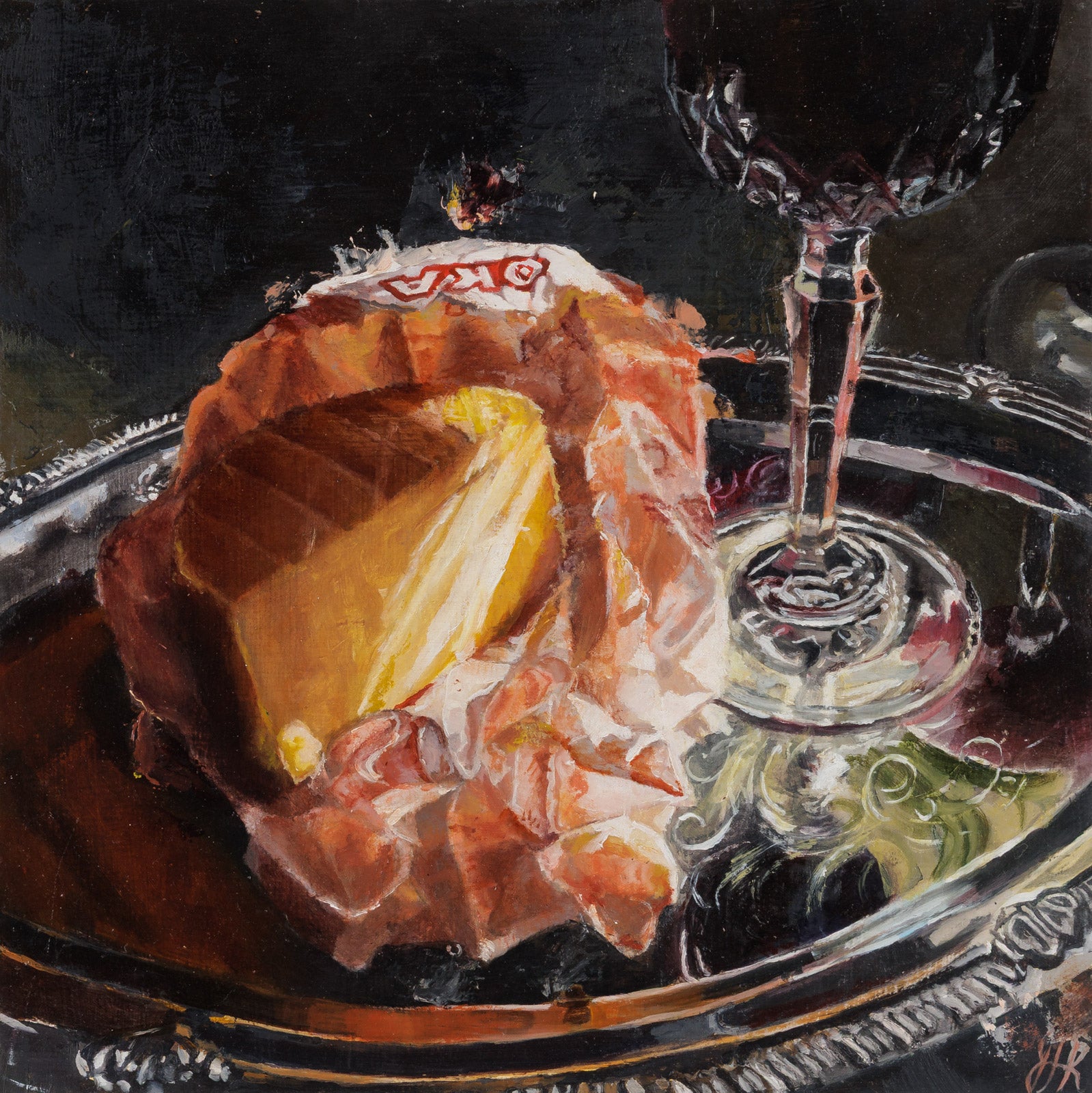 Still-Life “Oka” by Jen Kershaw – oil on panel.
