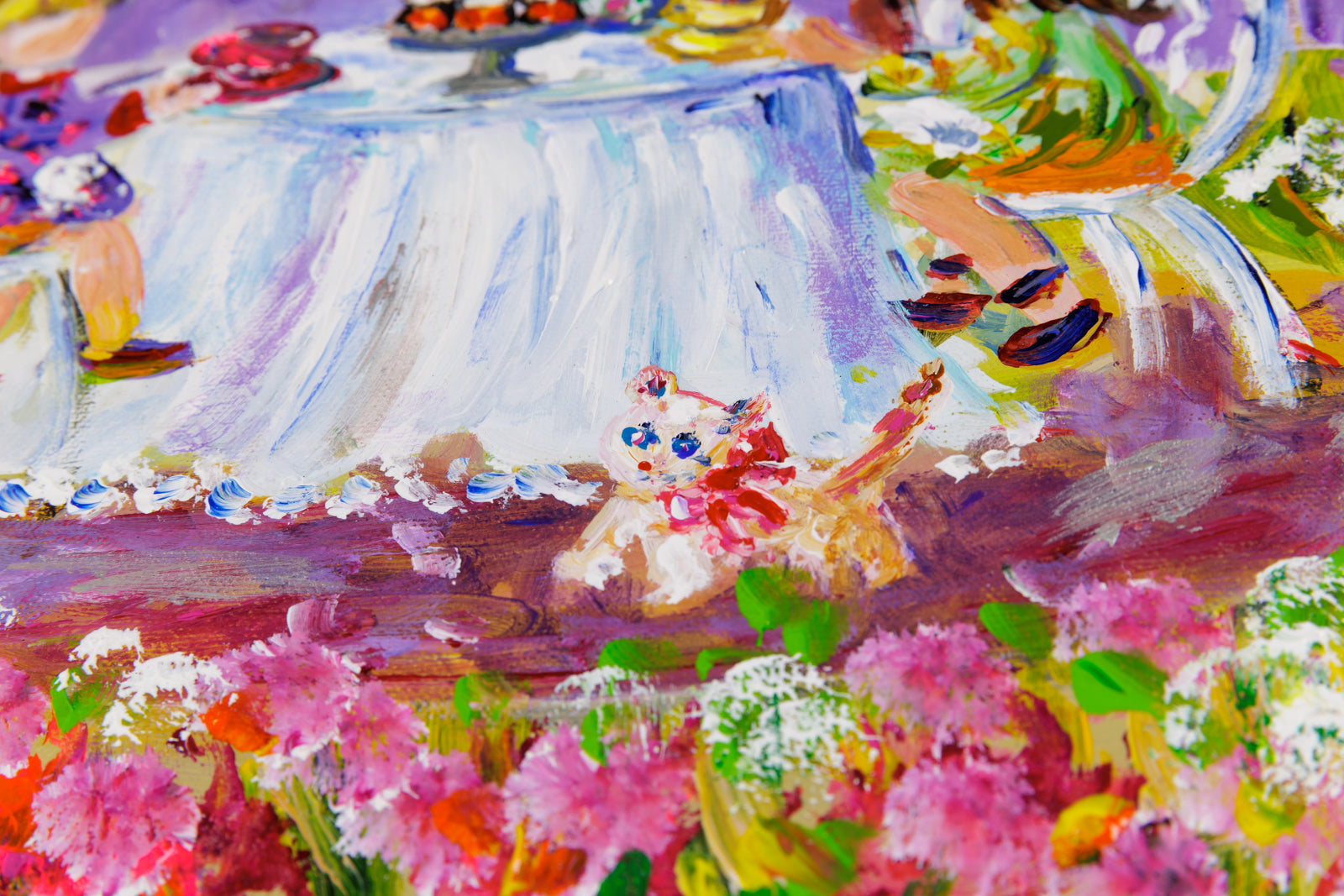 Tea Service In The Twilight