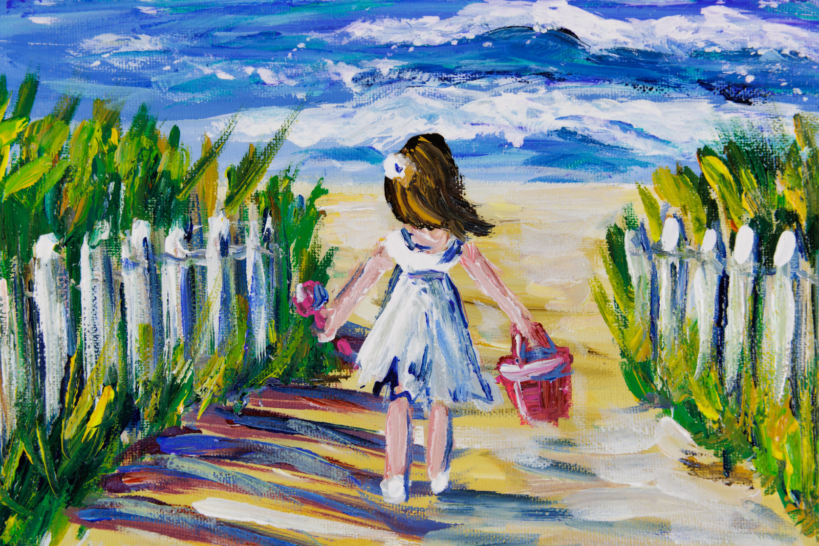 With Pail In Hand