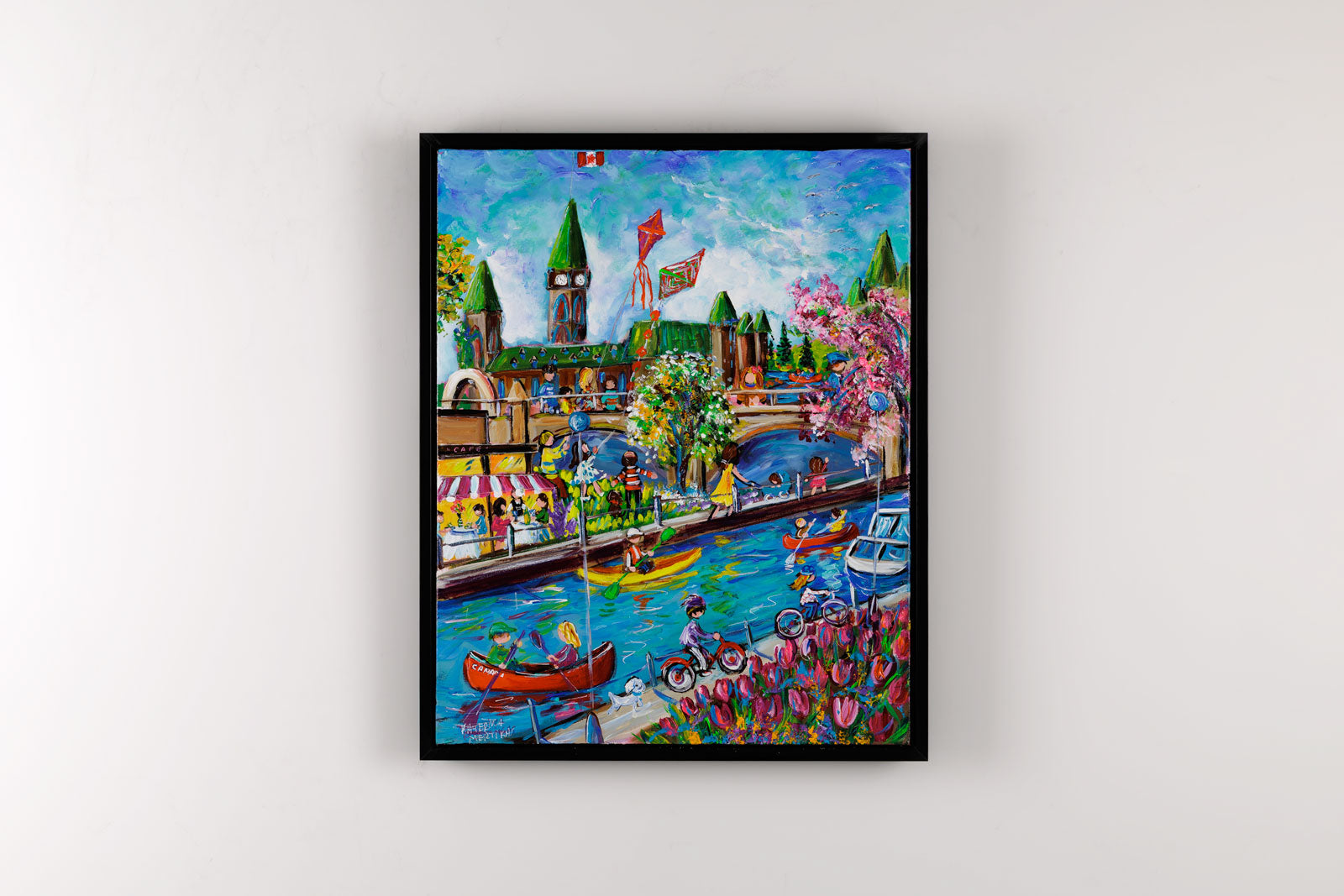 Canal Views In Spring