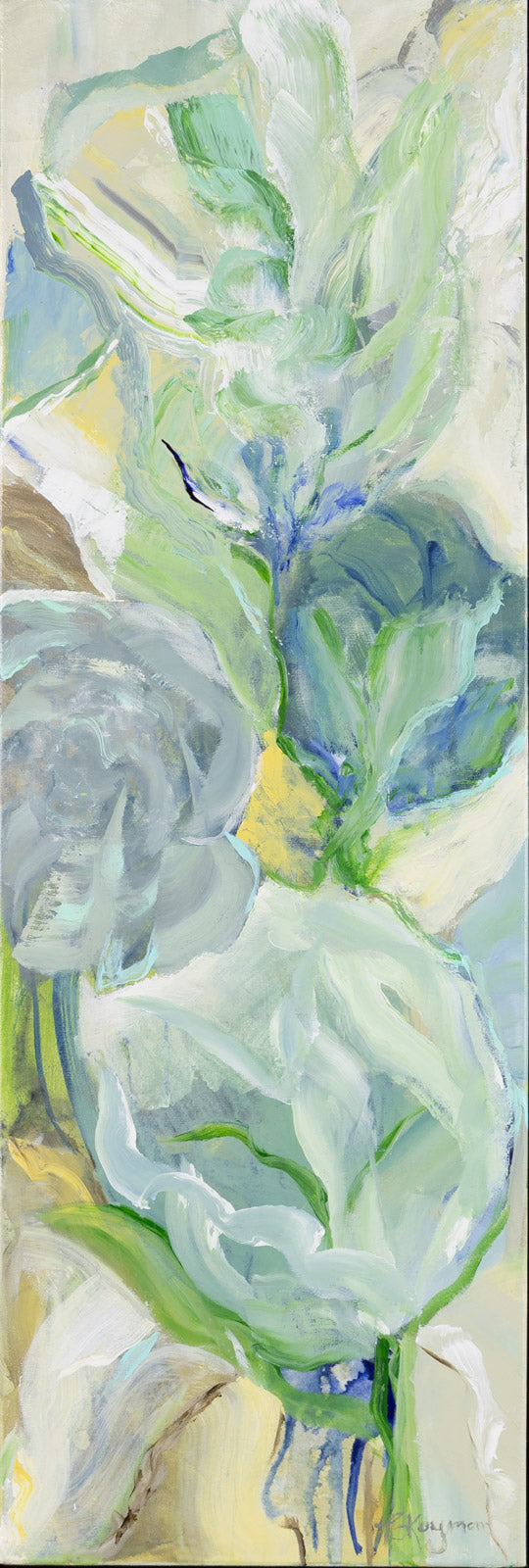 Floral “Tulips” by Caroline Koyman – acrylic on canvas.