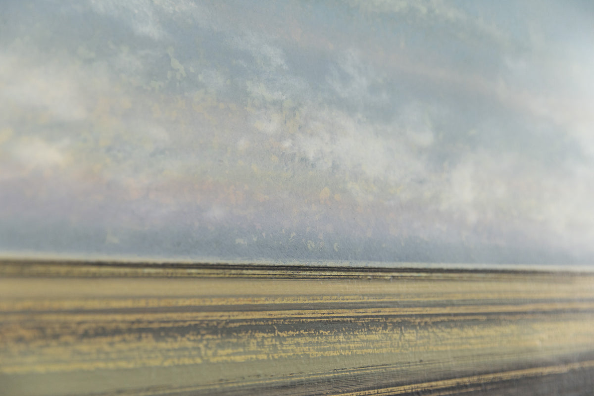 Ken Vincent, "Abstract Landscape 5," detail view, acrylic on panel