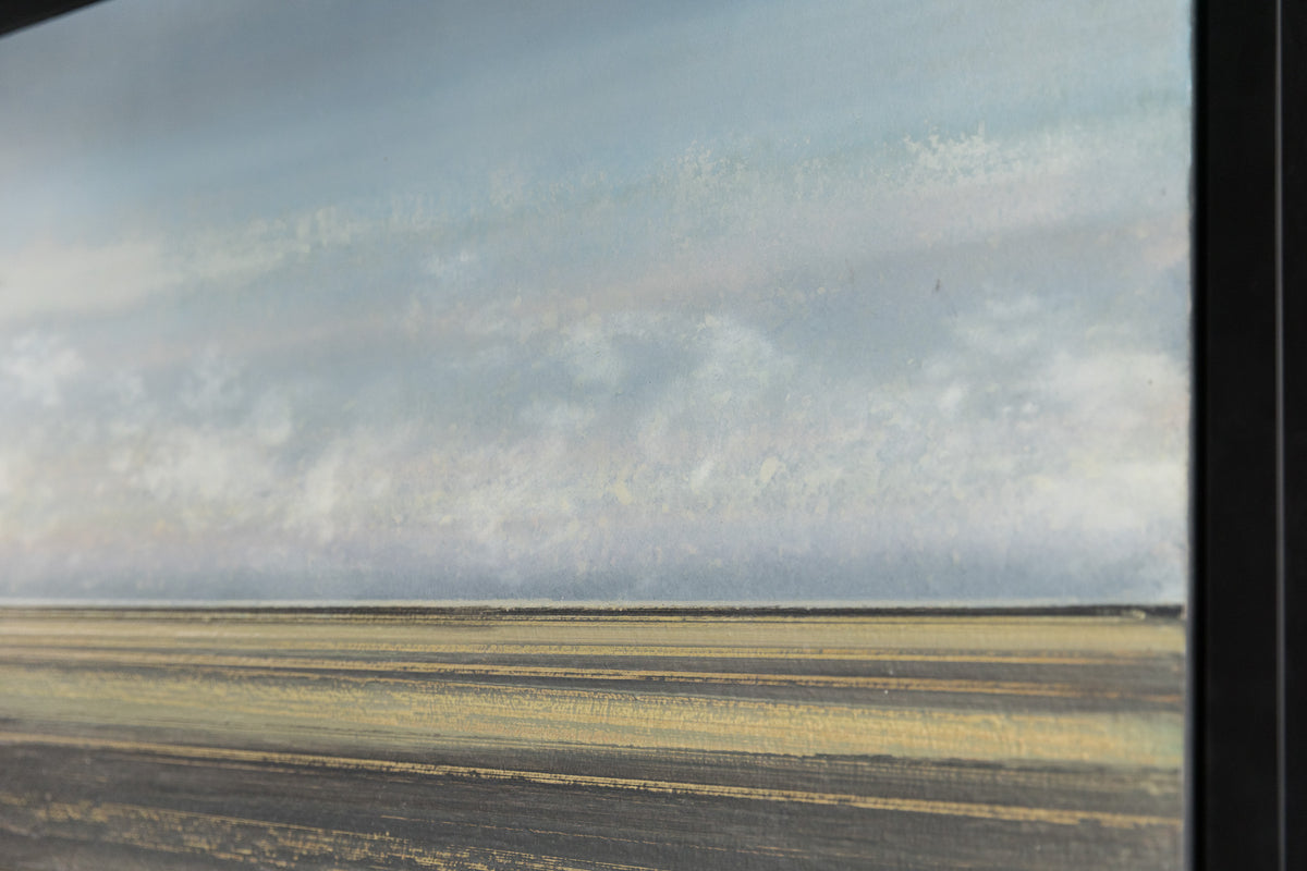 Ken Vincent, "Abstract Landscape 5," detail view, acrylic on panel