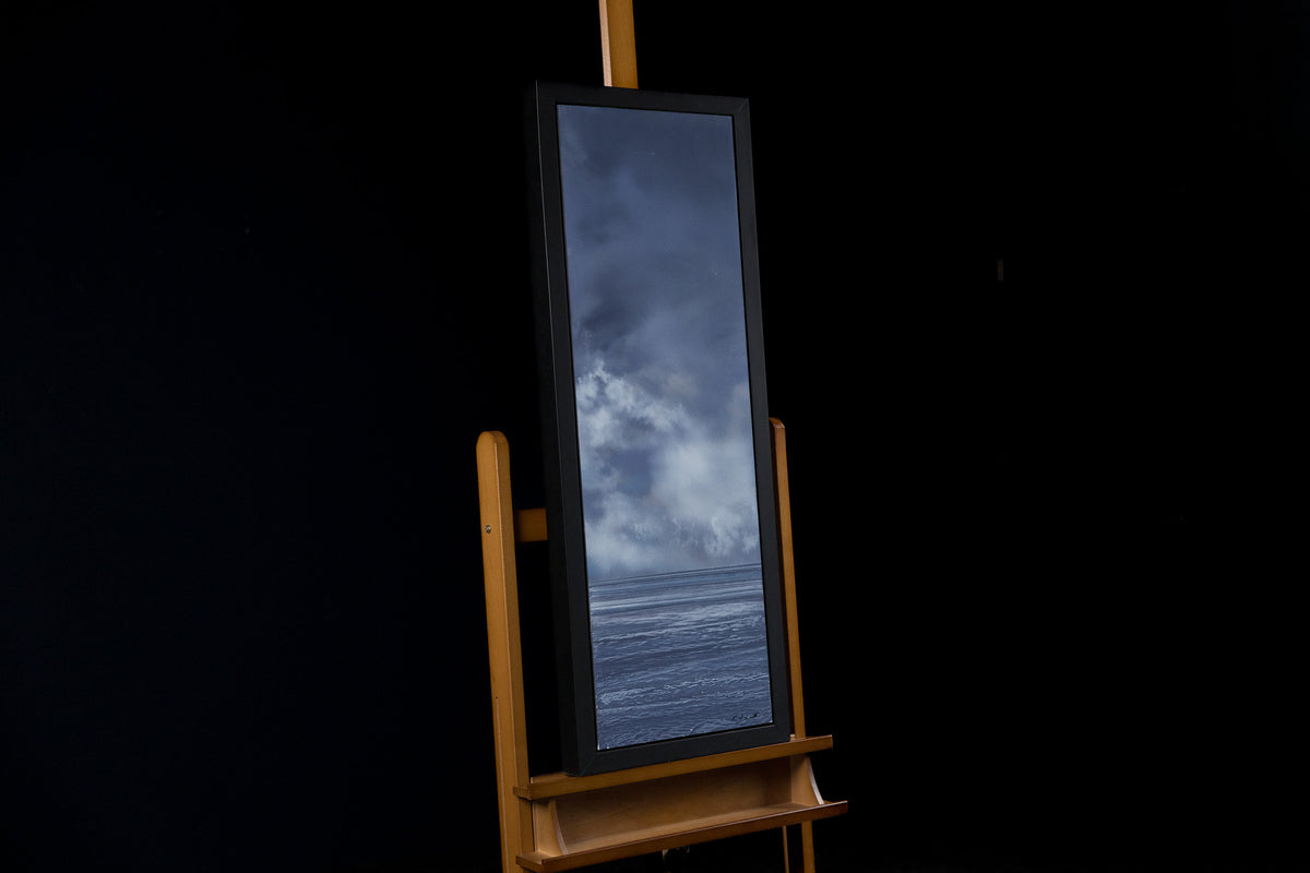 Ken Vincent, "Ocean 9," detail view, acrylic on panel