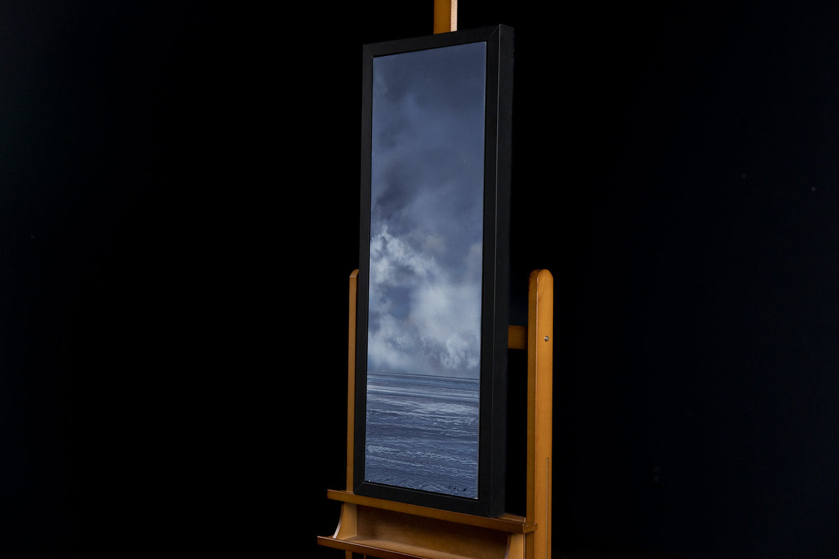 Ken Vincent, "Ocean 9," detail view, acrylic on panel
