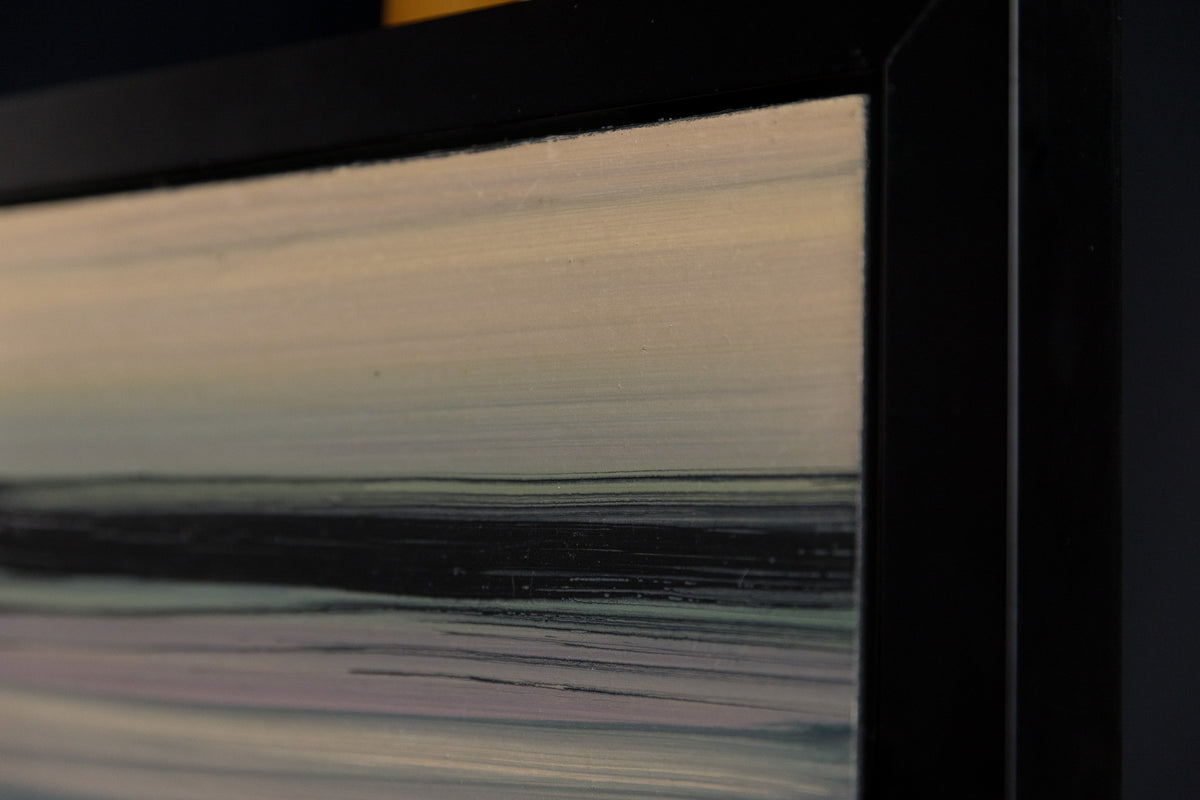 Ken Vincent, "Abstract Landscape 5," detail view, acrylic on panel