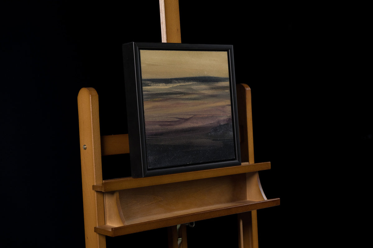 Ken Vincent, "Abstract Landscape 609," detail view, acrylic on panel