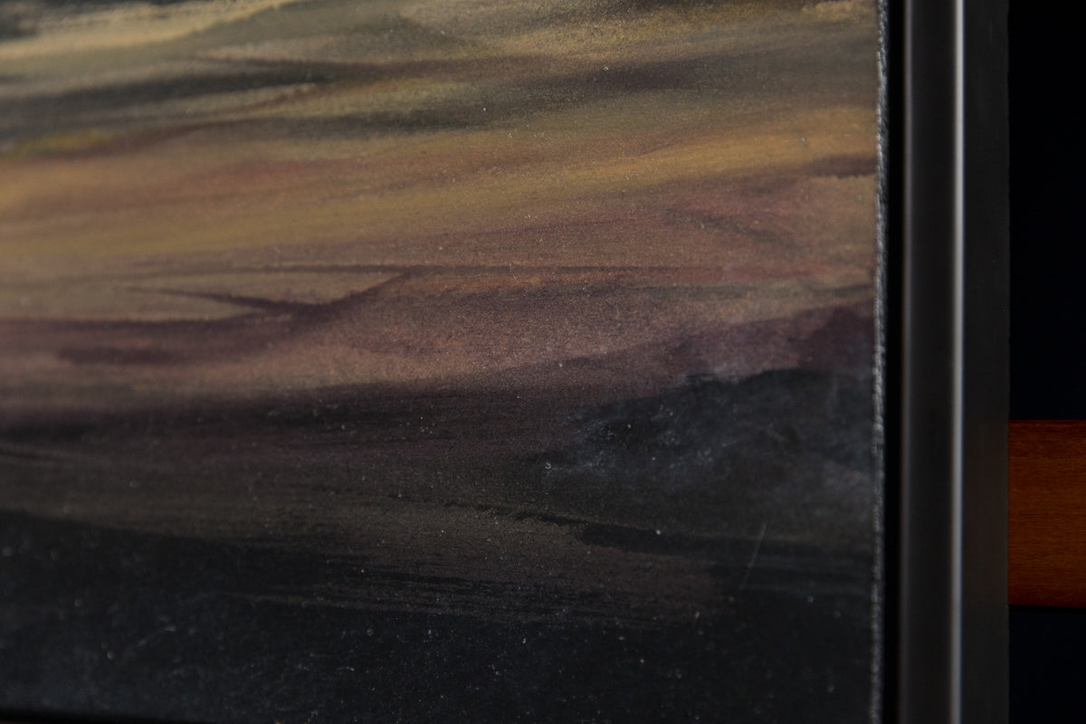 Ken Vincent, "Abstract Landscape 609," detail view, acrylic on panel