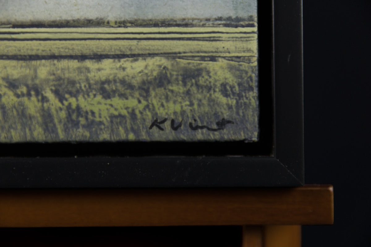 Ken Vincent, "After The Storm," detail view, acrylic on panel