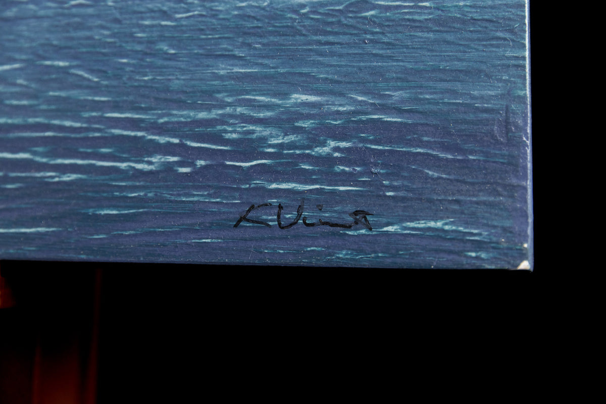 Ken Vincent, "Ocean 908," detail view, acrylic on panel