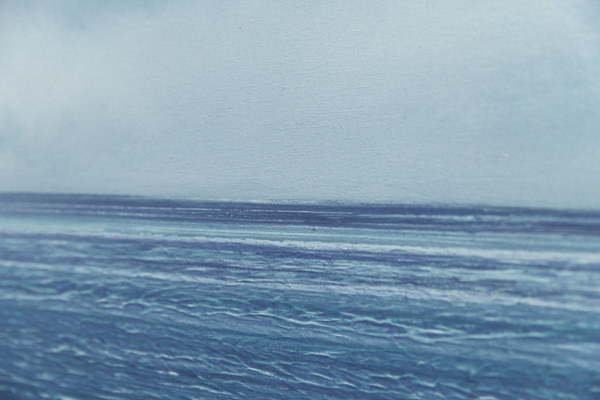 Ken Vincent, "Ocean 908," detail view, acrylic on panel