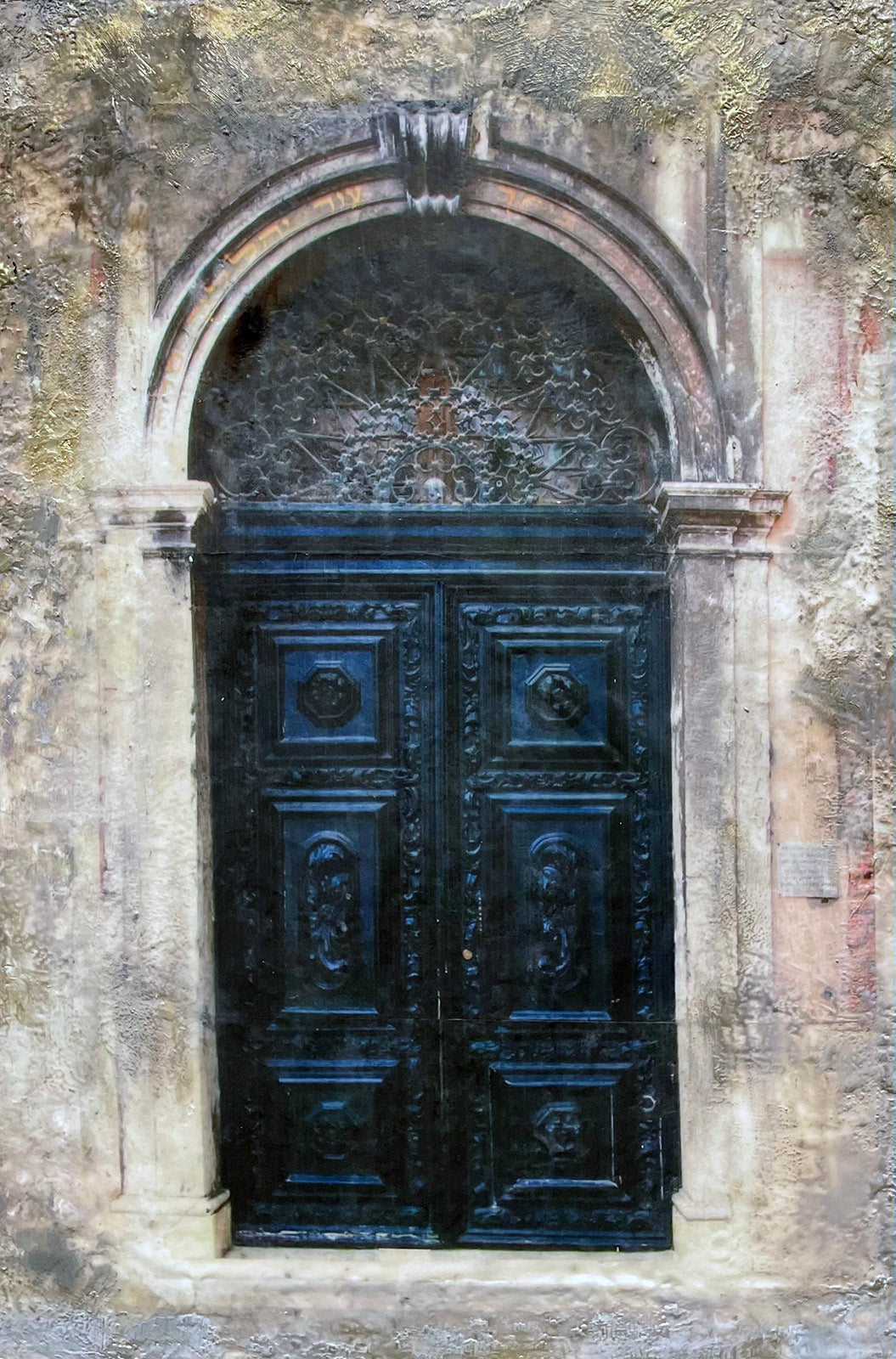 Architecture “Old World Venice” by Lee Anne LaForge – encaustic on panel.