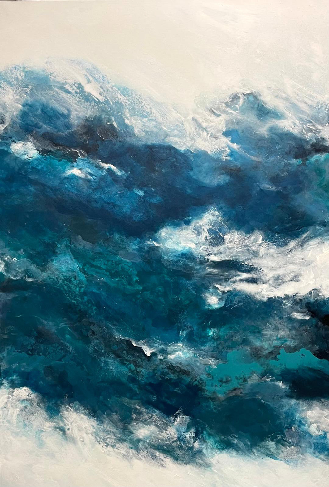 Seascape & Water “The Sea Beckons” by Lee Anne LaForge – acrylic on canvas.