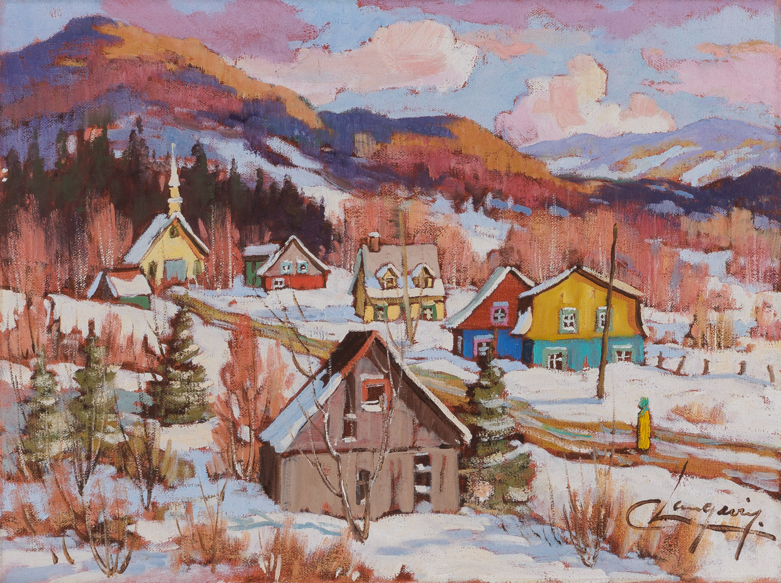 Village En Neige