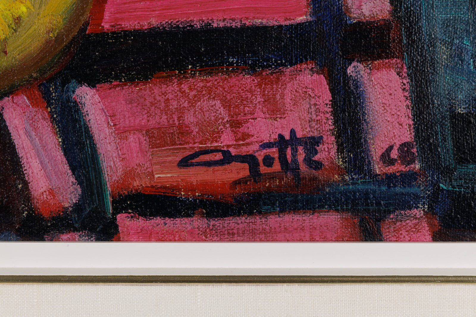 Nature Morte Au Bol Et Fruits