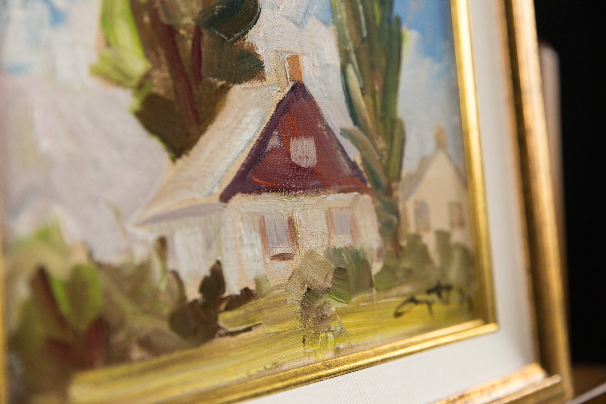 Maison Et Deux Arbres