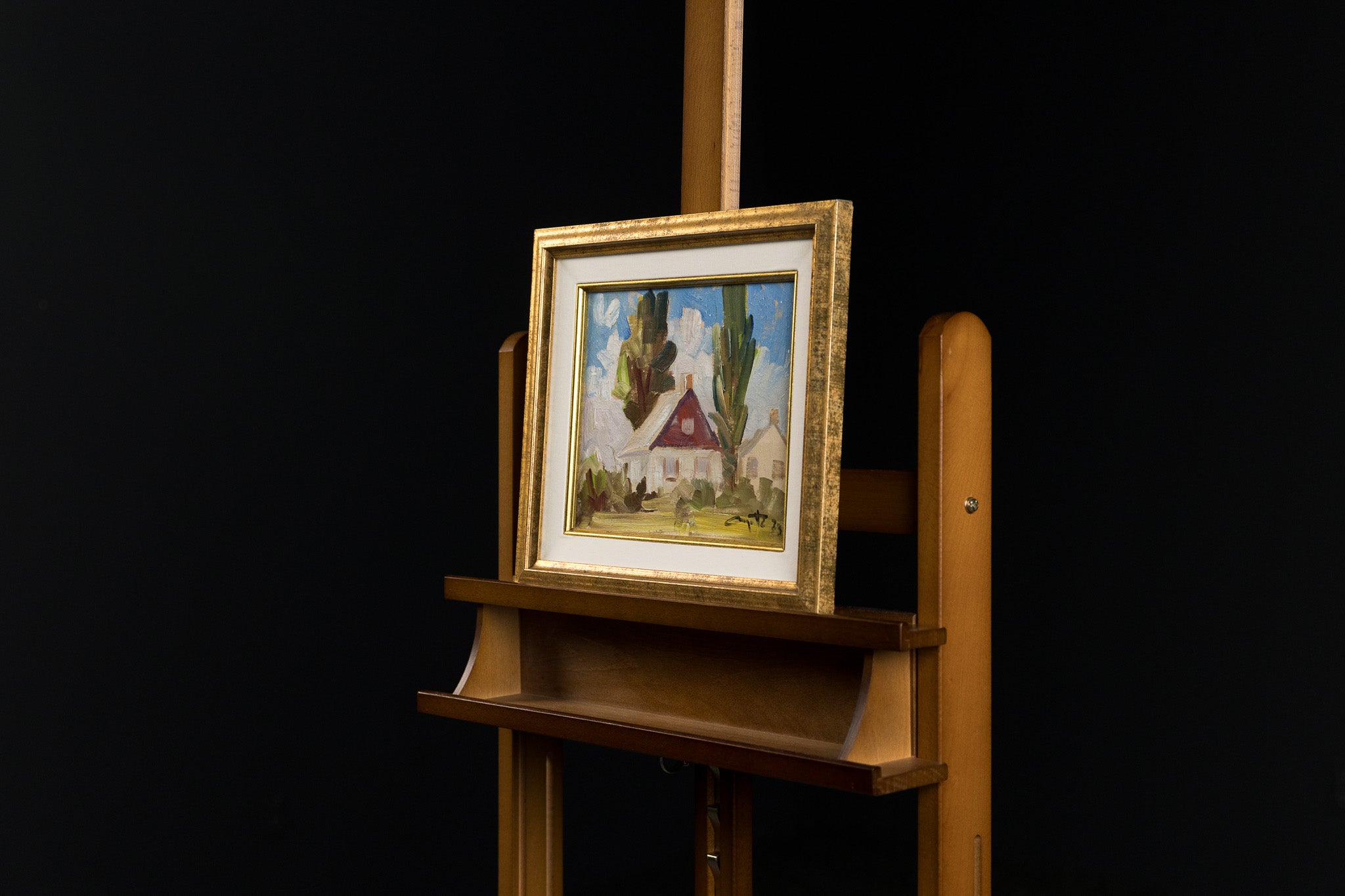 Maison Et Deux Arbres