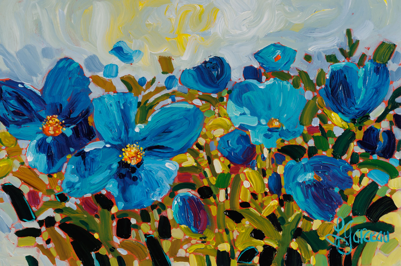 La Magic Des Pavots Bleu