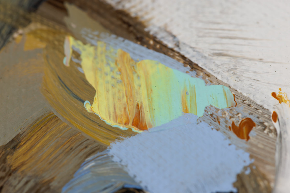 Laura Stevens, "Meandering," detail view, Acrylic on Canvas