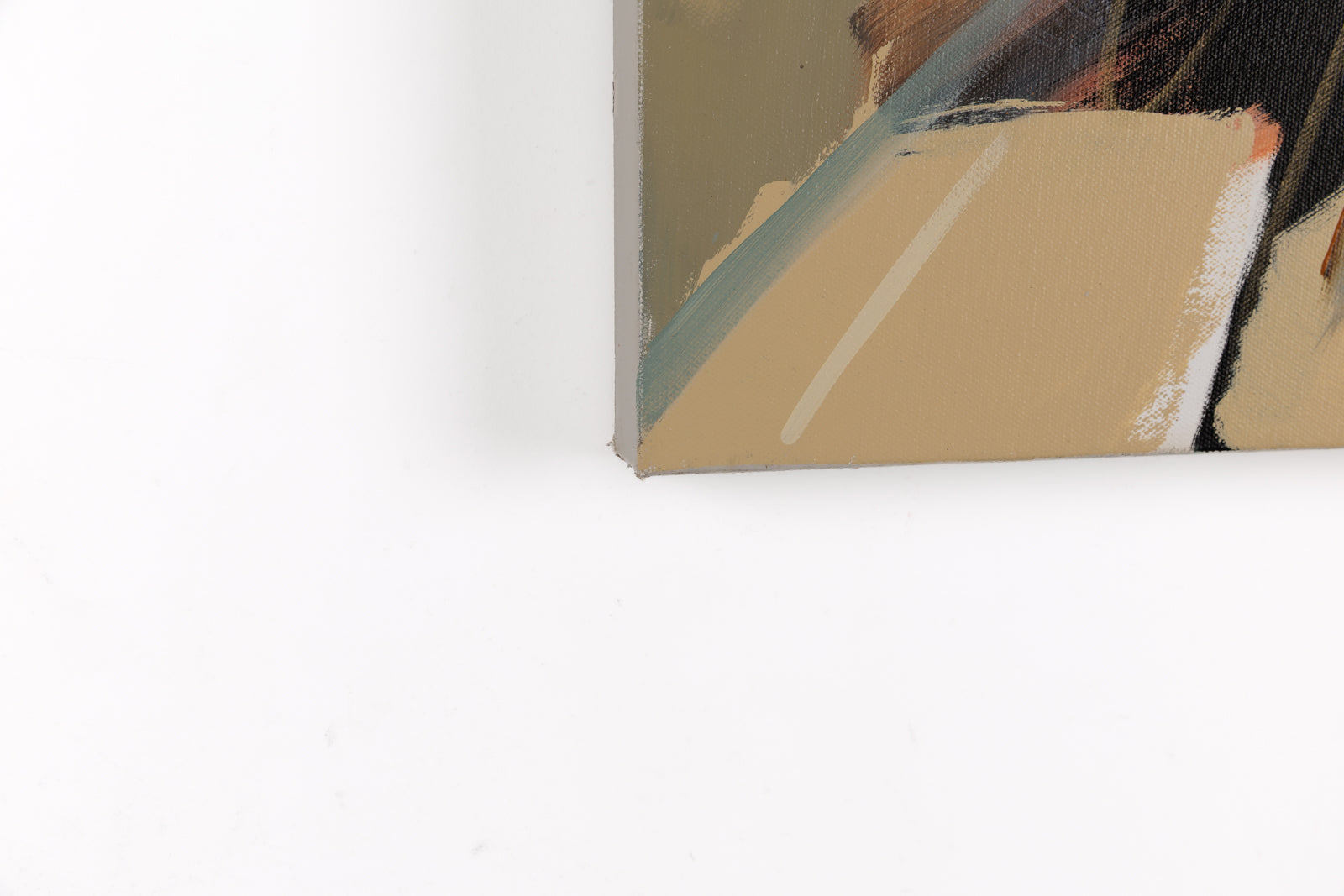 Laura Stevens, "Corrugated," detail view, Acrylic on Canvas