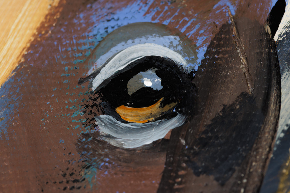Laura Stevens, "Seafoam," detail view, Acrylic on Canvas