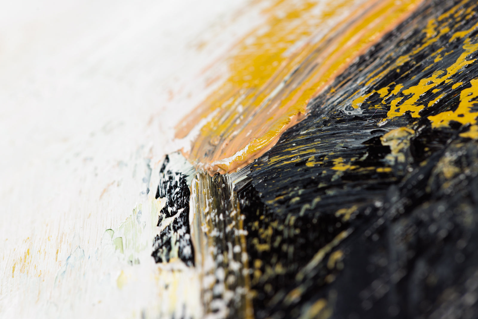 Lorena Ziraldo, "A Clearing Sky," detail view, oil on canvas