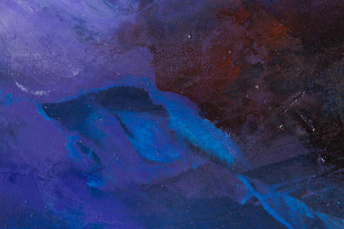Lee Anne LaForge, "Celebrate I," detail view, acrylic on canvas