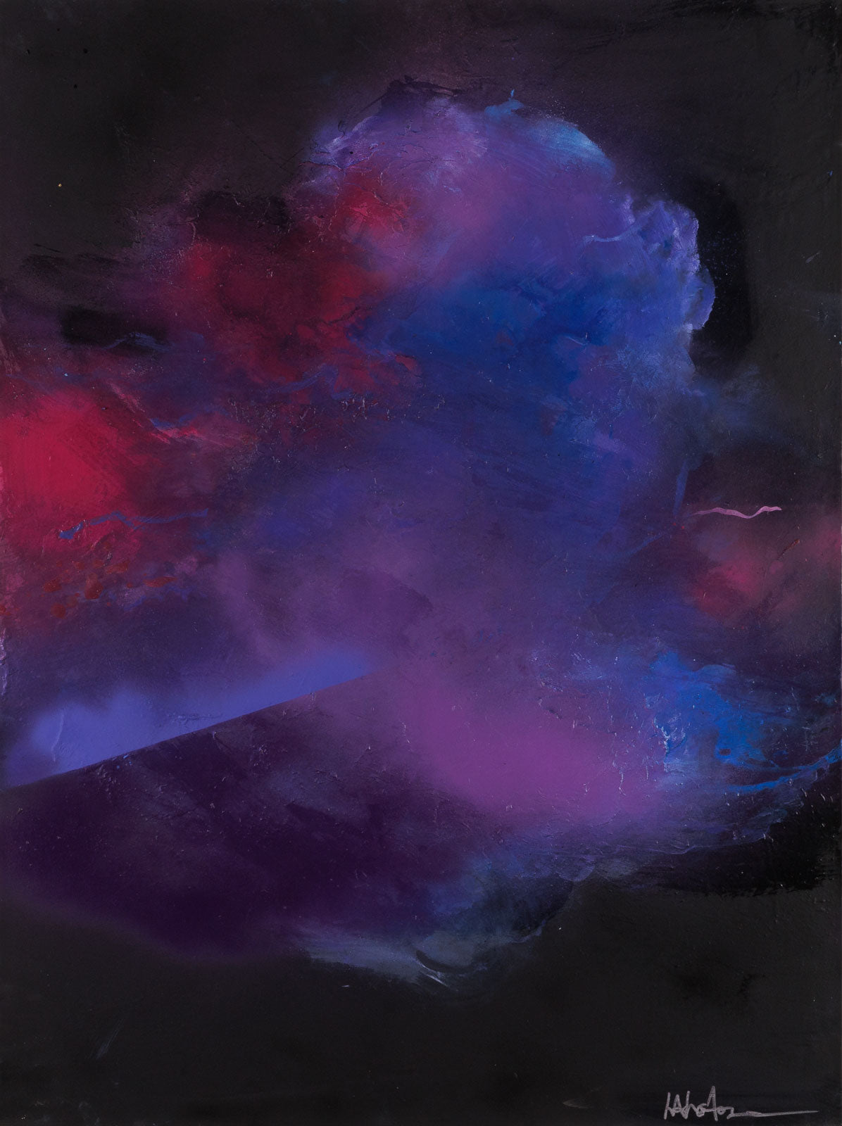 Lee Anne LaForge, "Celebrate II," acrylic on canvas, 40 x 30 in, contemporary abstract painting