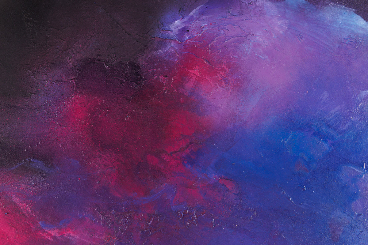 Lee Anne LaForge, "Celebrate II," detail view, acrylic on canvas