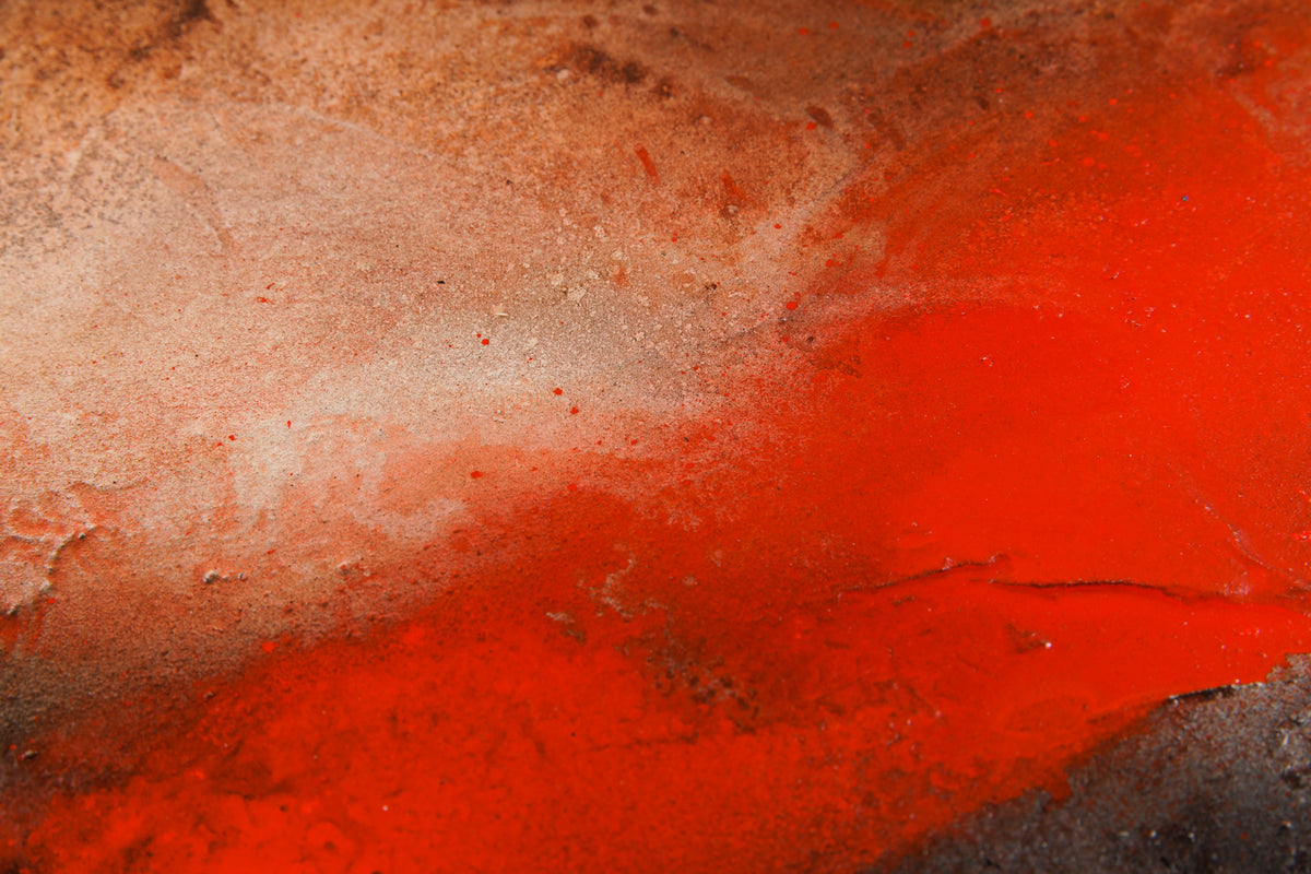 Lee Anne LaForge, "Encouragement," detail view, acrylic on canvas