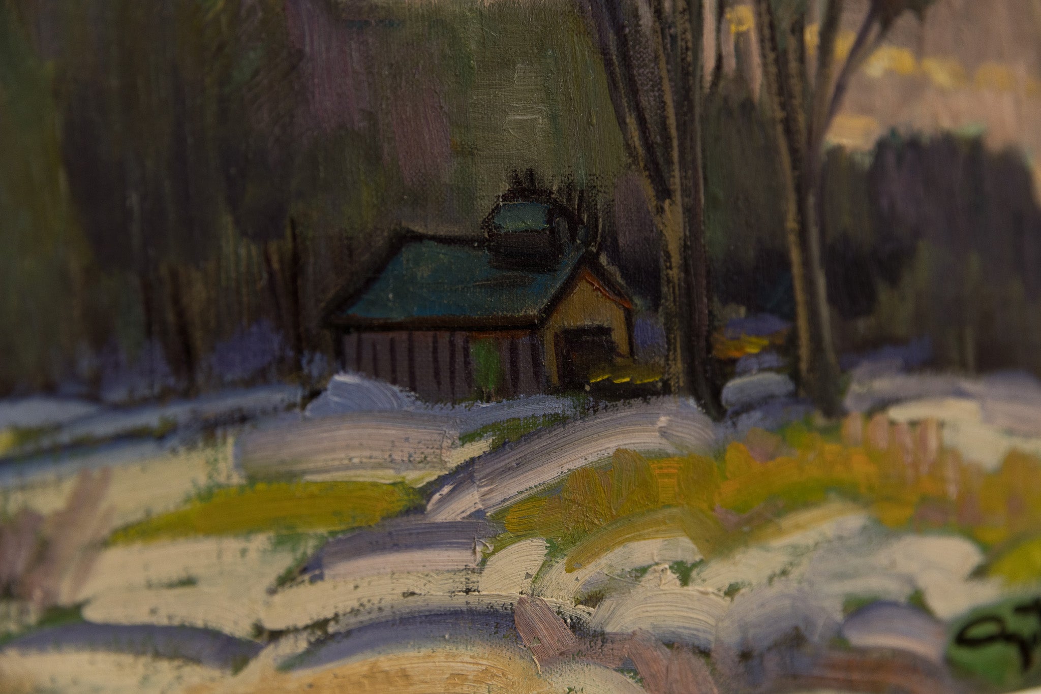 Paysage Et Cabane