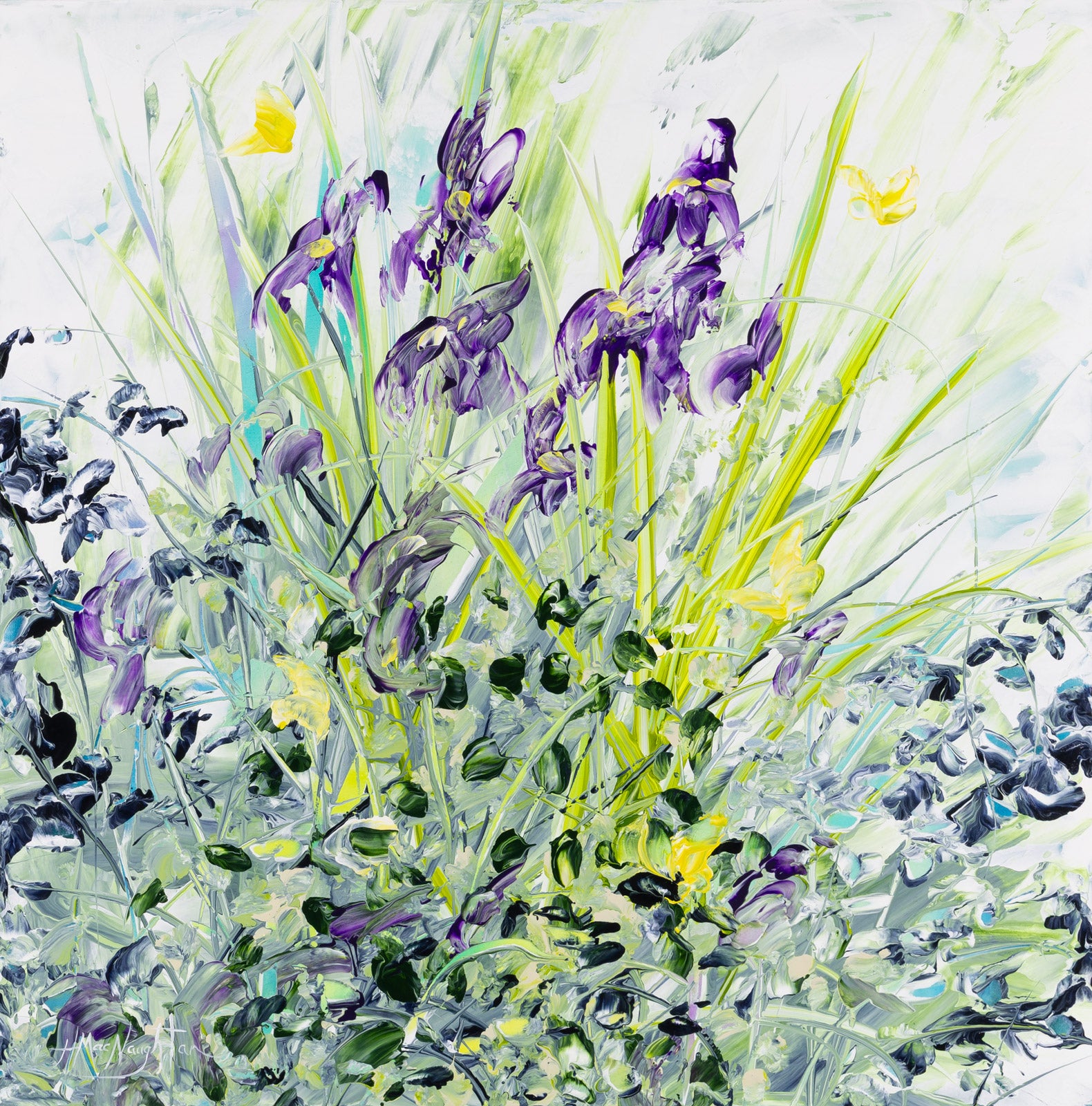 Landscape “Ready Or Not” by Hanna MacNaughtan – acrylic on canvas.