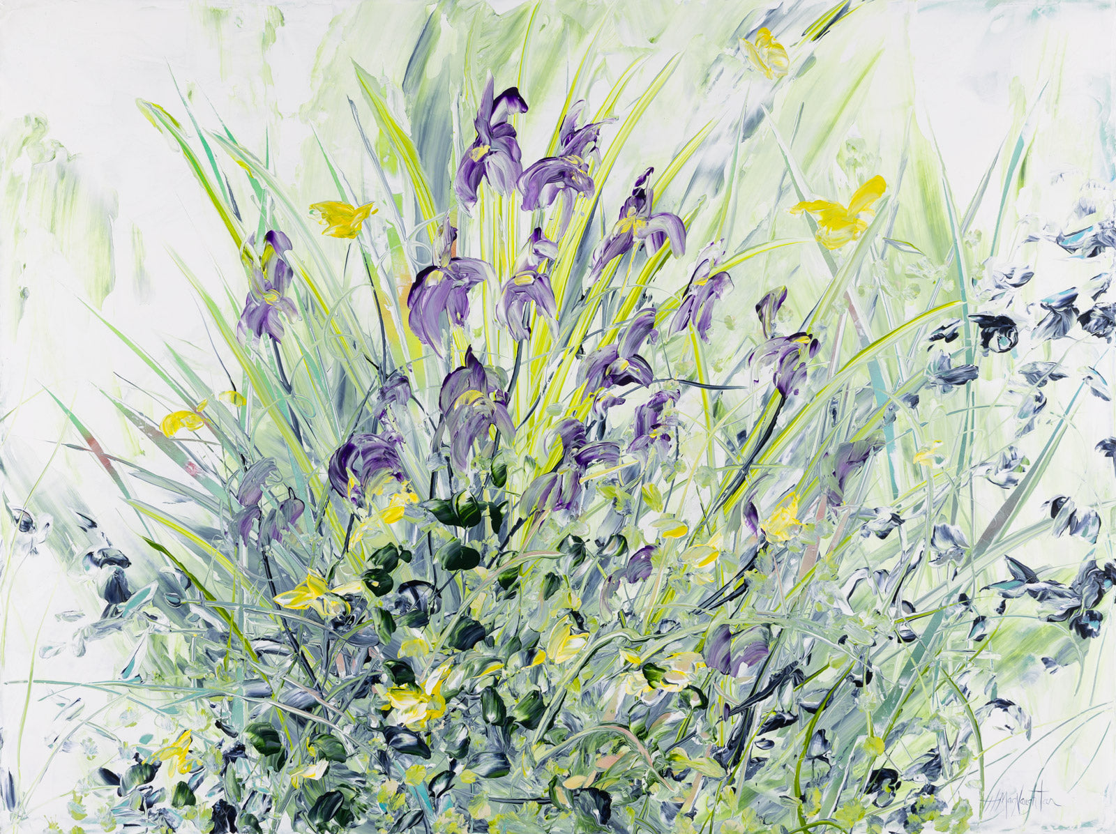 Landscape “Here I Come!” by Hanna MacNaughtan – acrylic on canvas.