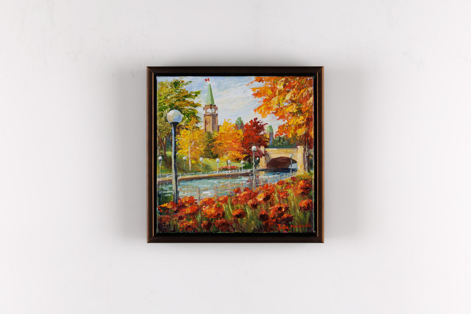 Fall Colours By The Canal