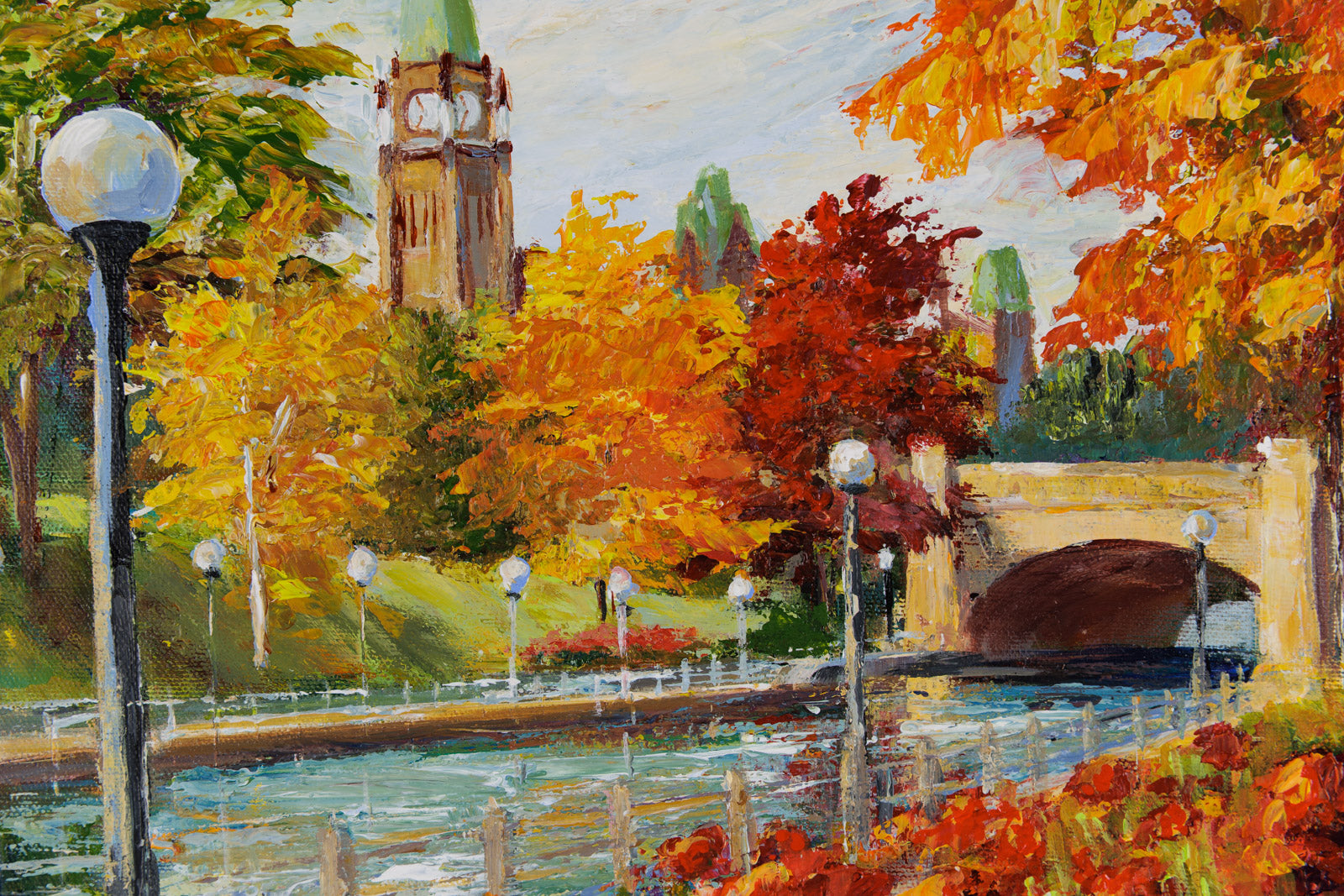 Fall Colours By The Canal