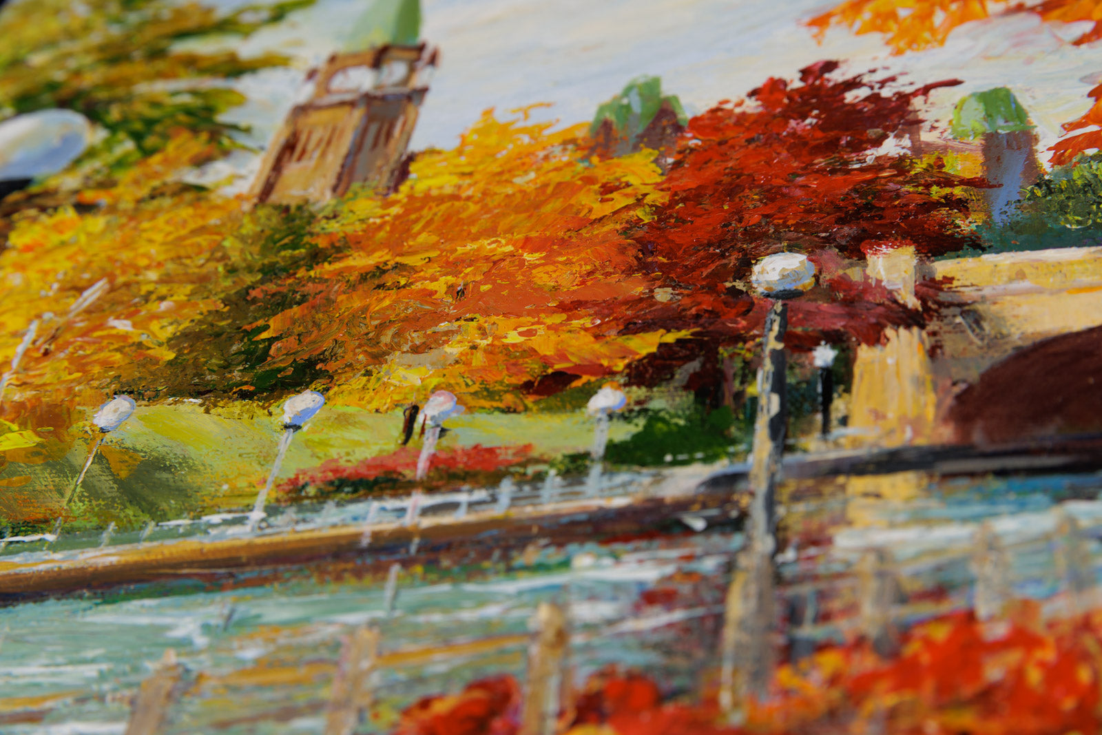 Fall Colours By The Canal