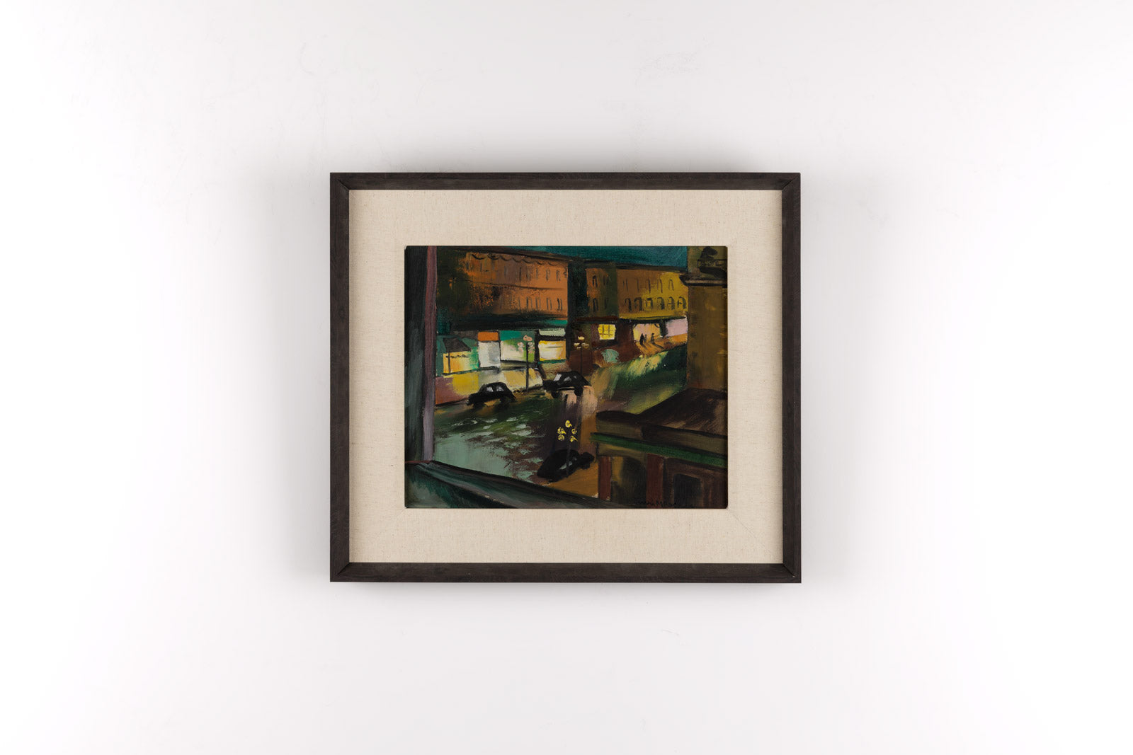 Street Scene At Night