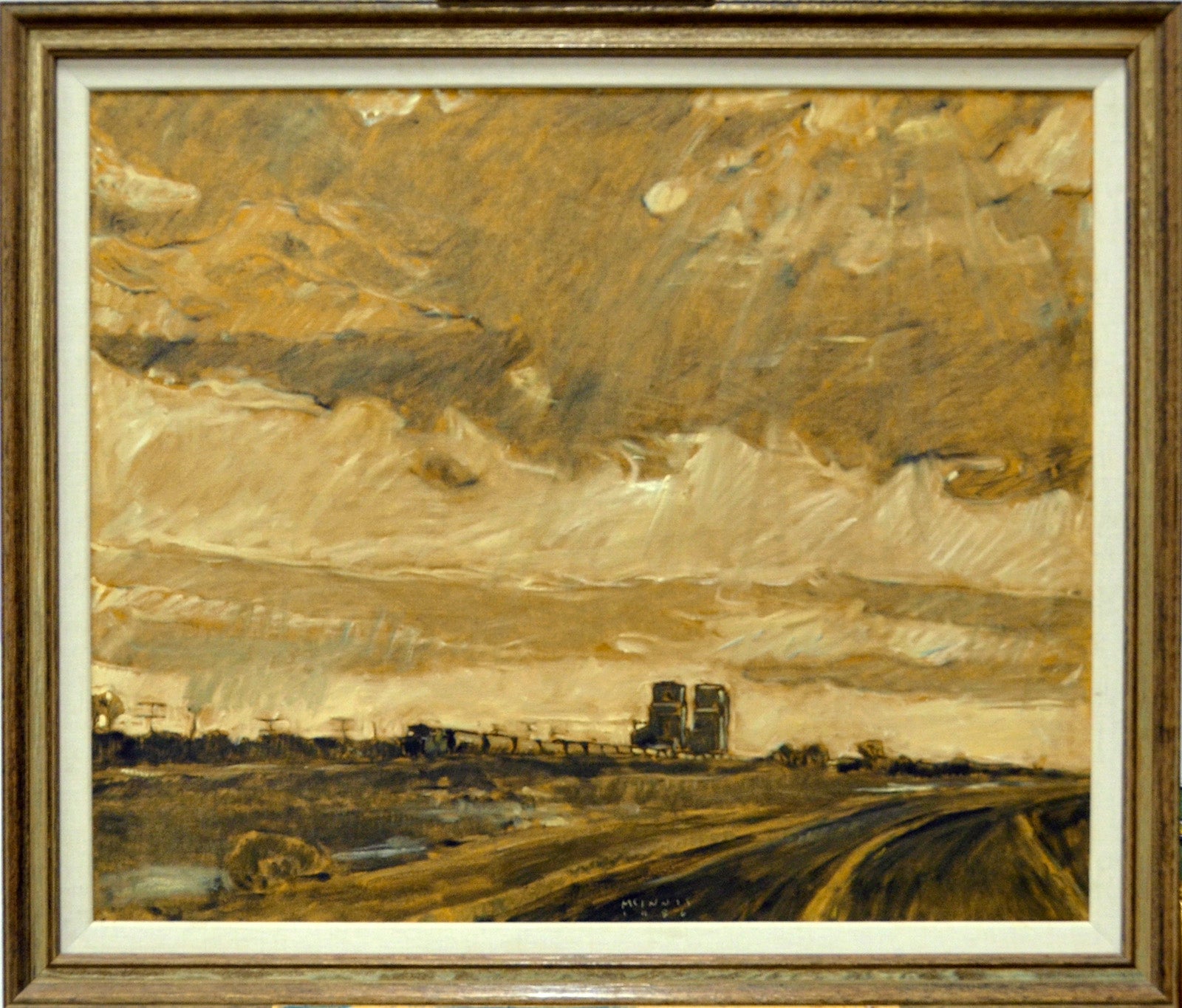 Landscape “Drama After The Storm” by Robert McInnis – oil on canvas.