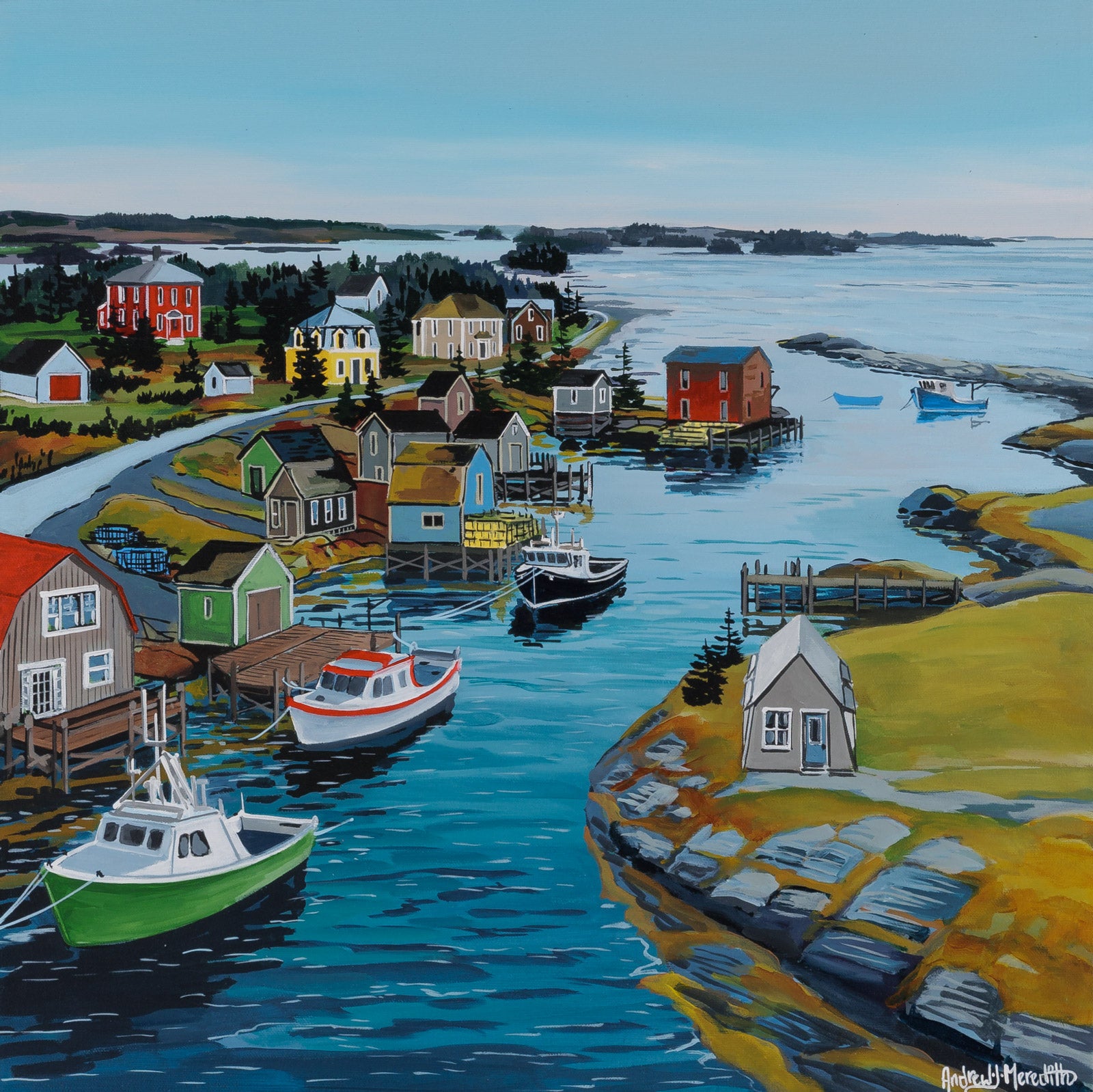 View Over Blue Rocks