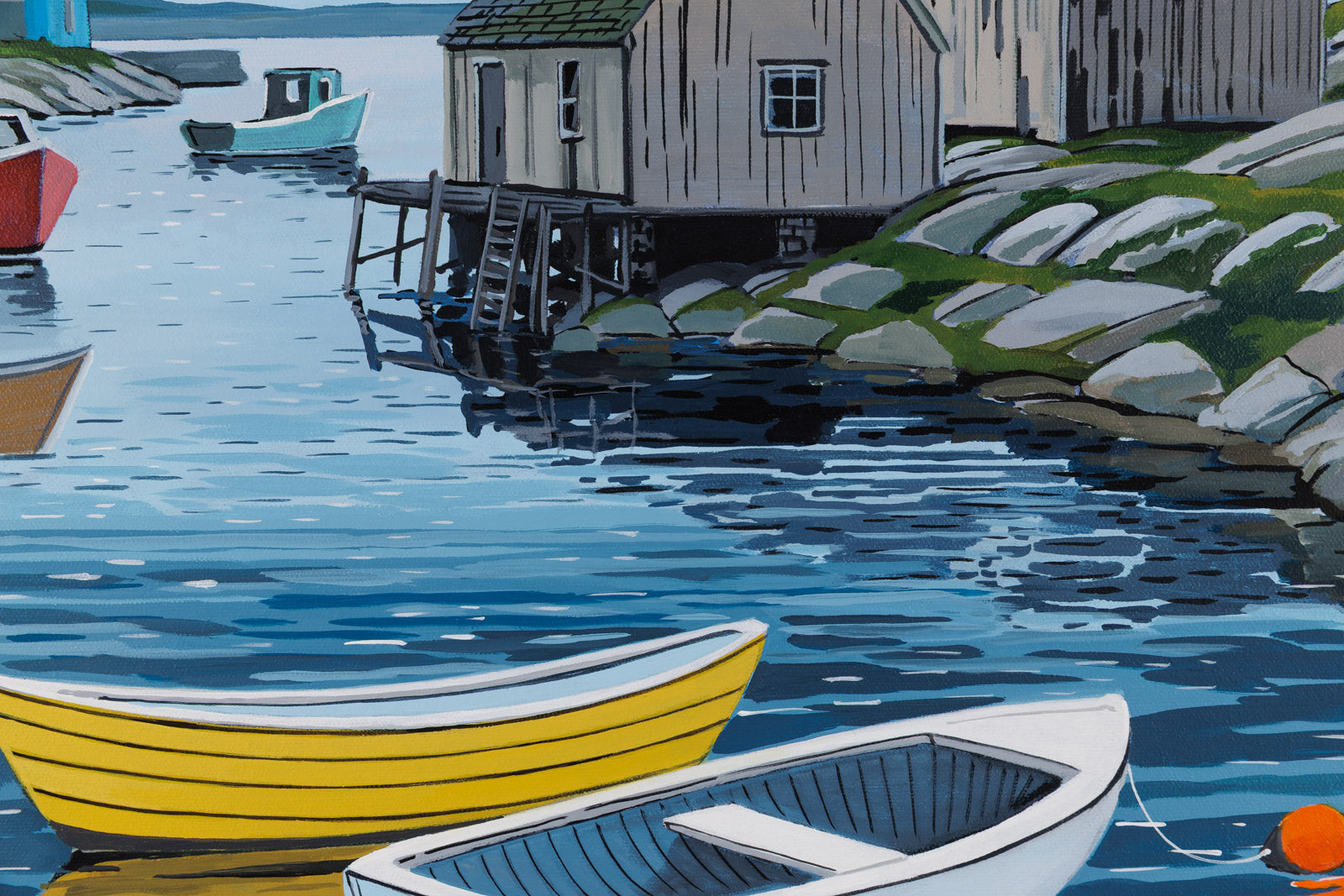 Boats At Peggy's Cove