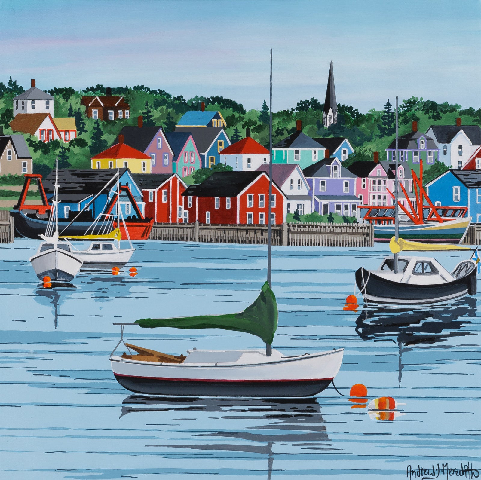 Sailboats At Lunenburg