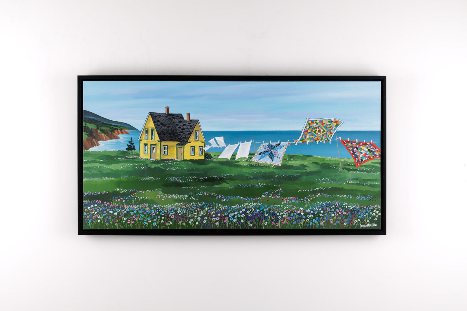 Quilts In The Wind - Cape Breton