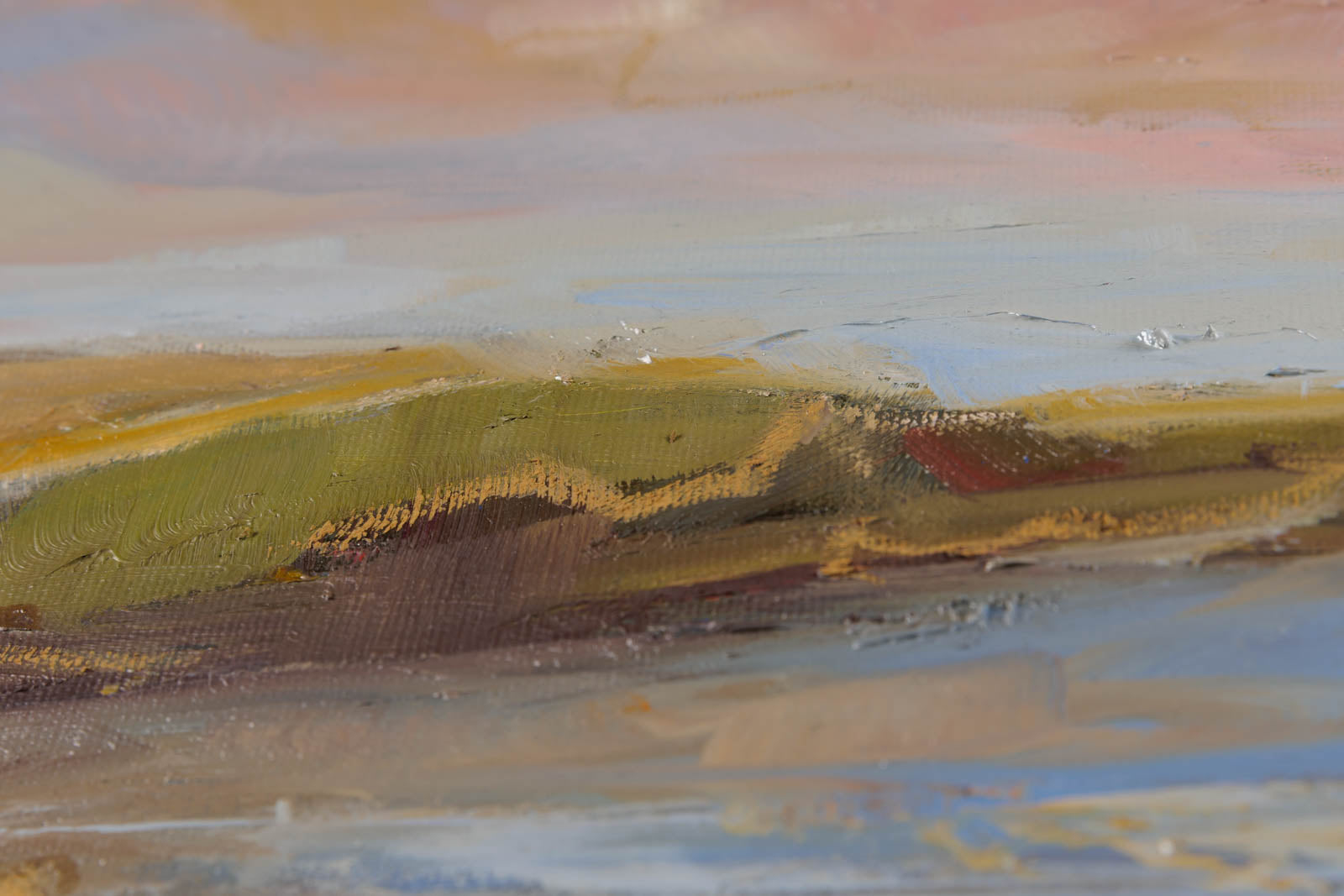 Rose Mist Over The Rocks