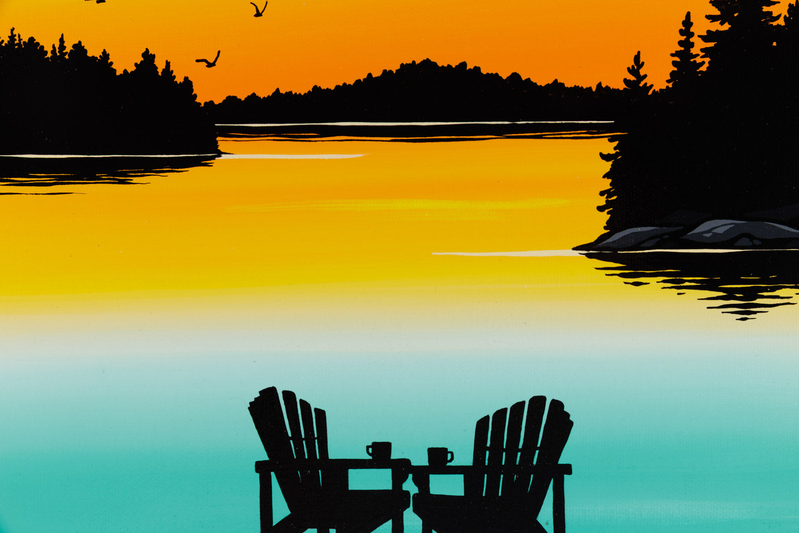 Lakeshore Sunset IV