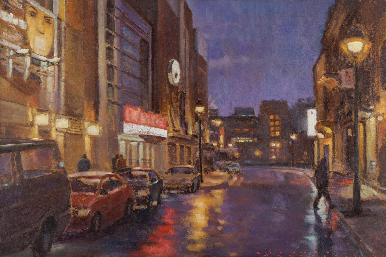 Le Cinema Un Soir De Pluie