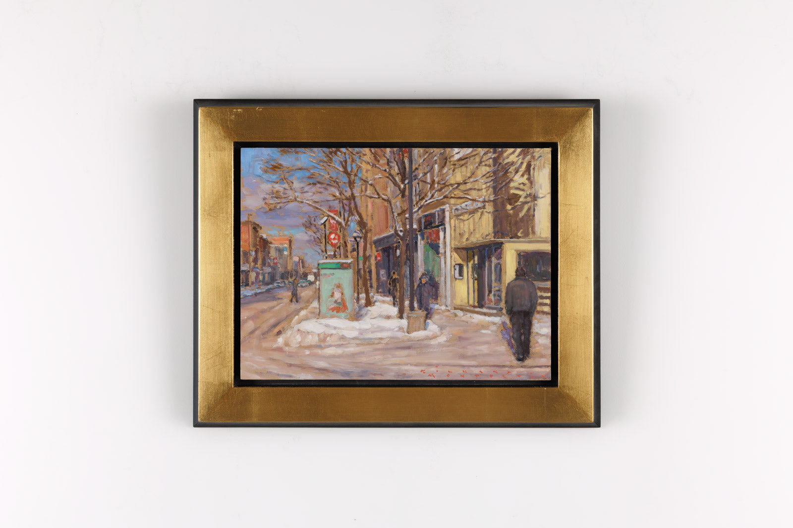 Rue Mt-Royal Sous Un Soleil De Fevrier